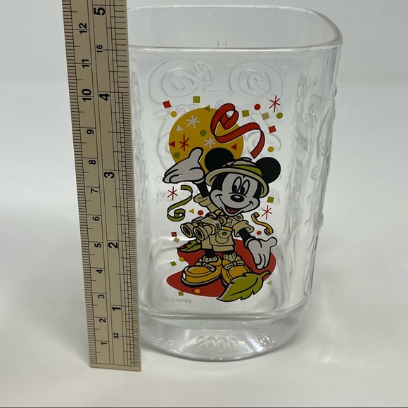 Walt Disney World McDonalds 2000 Celebration Glass Animal Kingdom Mickey Mouse - Picture 8 of 9